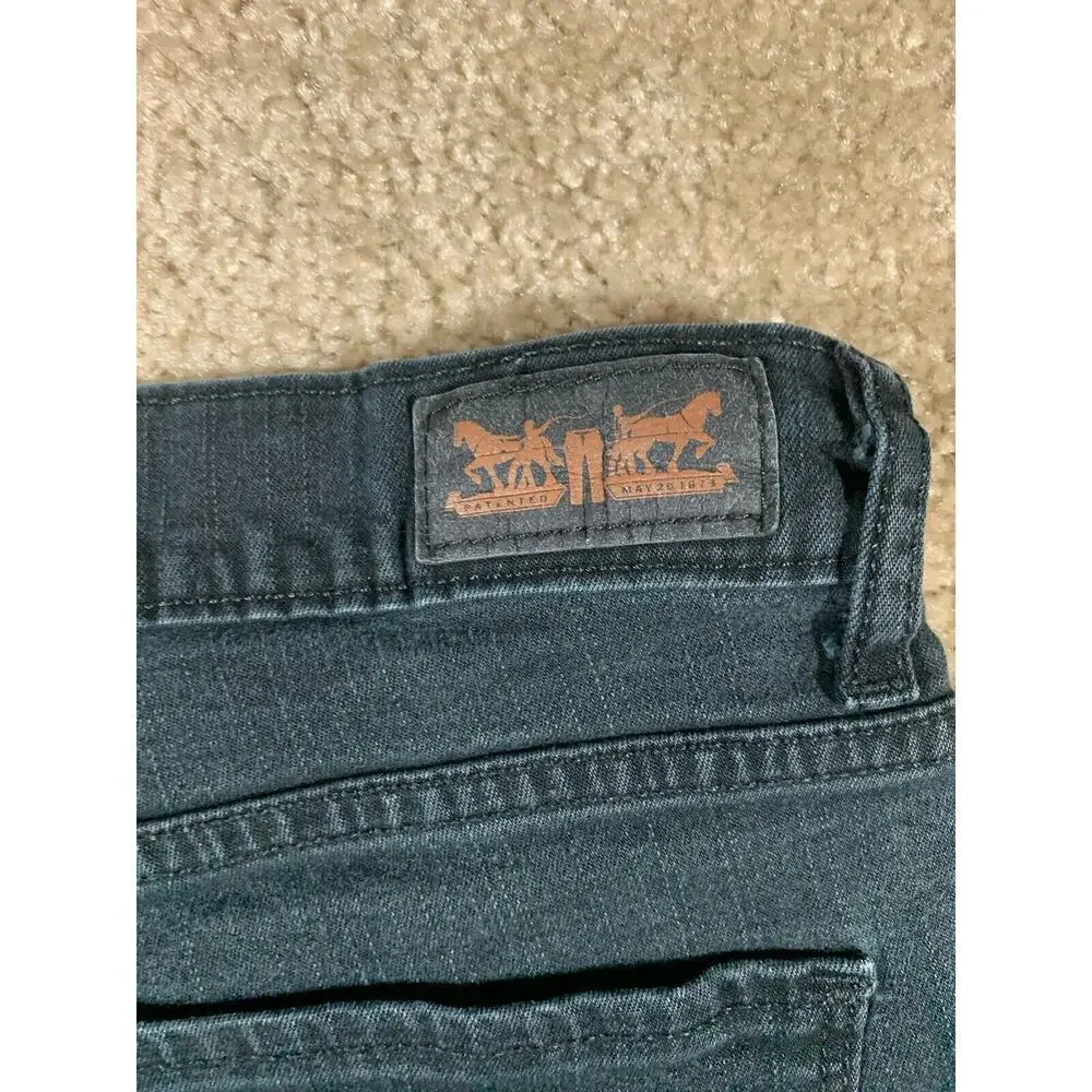Levi's 512 Perfectly Slimming Bootcut Jeans Womens 14 Medium Black Denim #331
